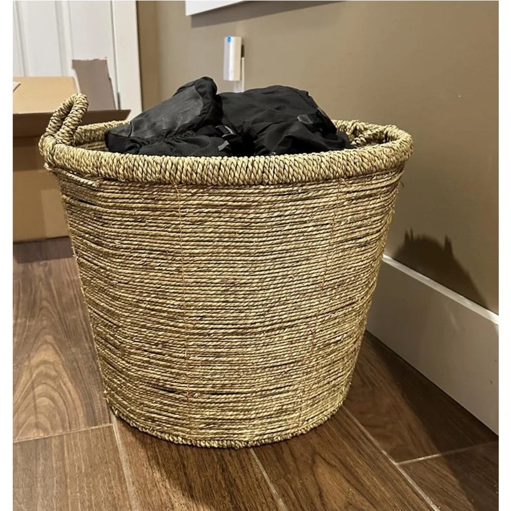 Hearth and Hand 14x18” Woven Floor Basket